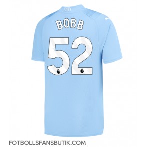 Manchester City Oscar Bobb #52 Replika Hemmatröja 2023-24 Kortärmad